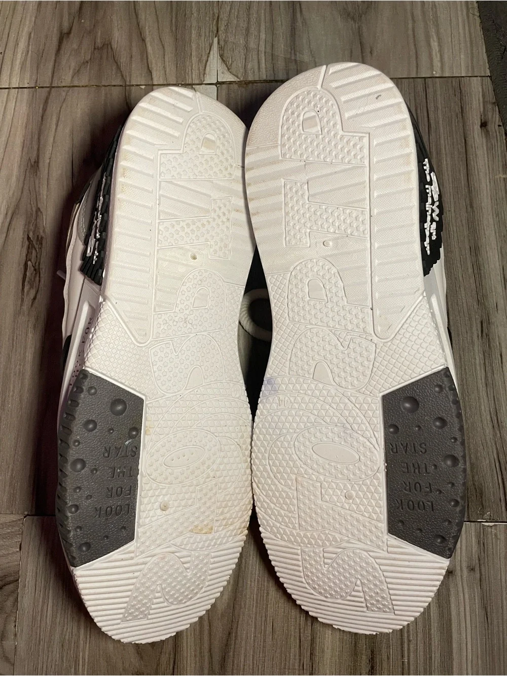 Trendy Chunky Colorblock Skate Shoes Platform Sneakers Black/White/Grey